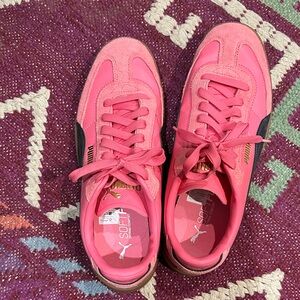 Puma Soft Pink and Black Sneakers